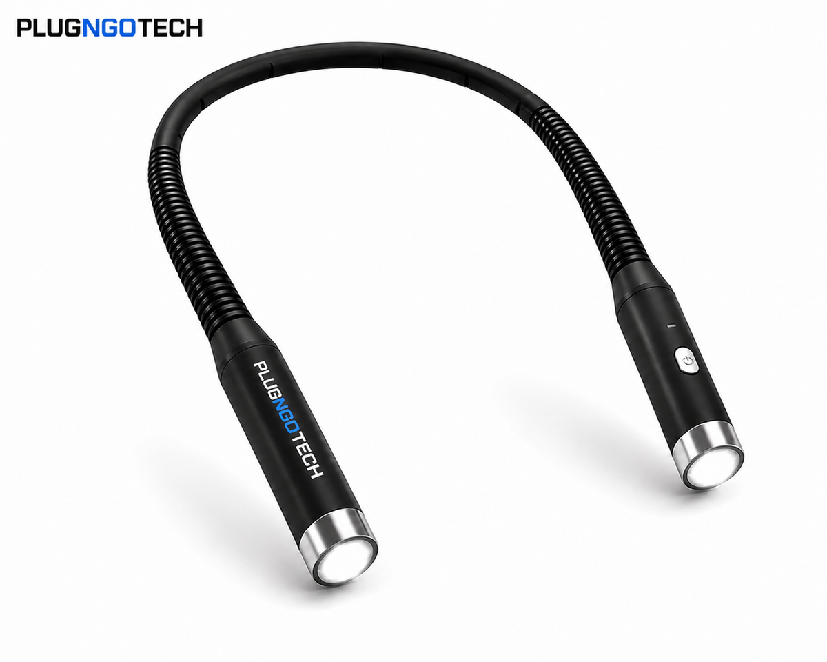 Portable shoulder neck reading light