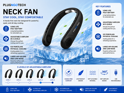 portable neck fan